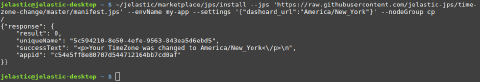 Image 34: CLI install timezone addon