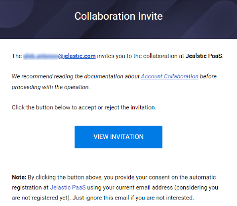Image 49: collaboration invite email