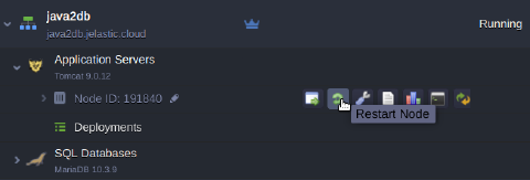Image 11: restart application server nodes