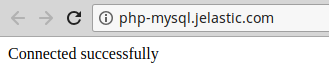 Image 44: MySQL database connected