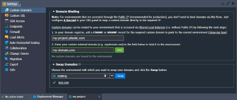 Image 20: custom domains settings