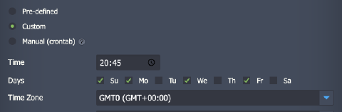 Image 42: custom backup schedule