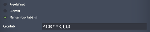 Image 43: crontab backup schedule