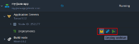 Image 43: deployment buttons