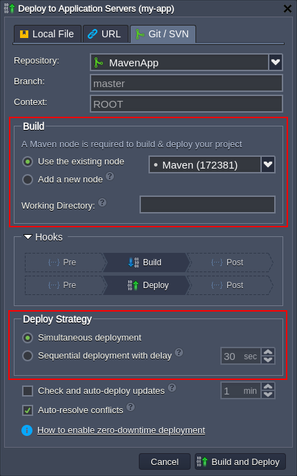 Image 35: Maven deploy project