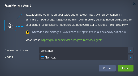Image 31: java memory agent add-on