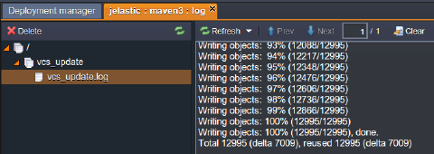Image 35: VCS update log