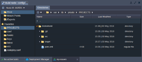 Image 43: Maven configs PROJECTS folder