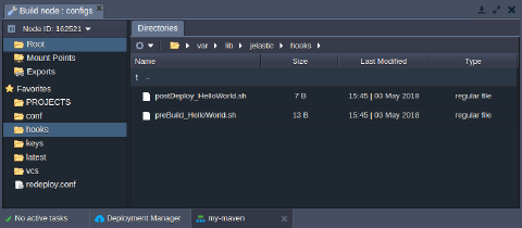 Image 47: Maven configs hooks folder