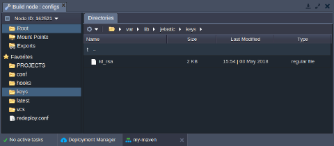 Image 49: Maven configs keys folder
