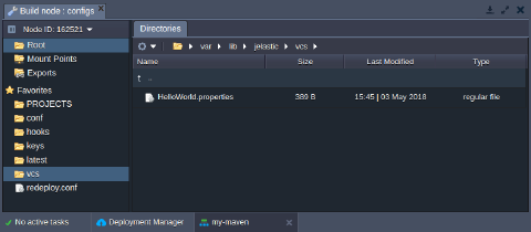 Image 53: Maven configs vcs folder