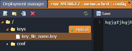 Image 33: memcached configuration memcached key