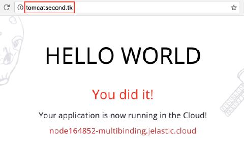 Image 53: second application with custom domain