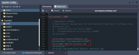 Image 32: name based apache virtual host 3