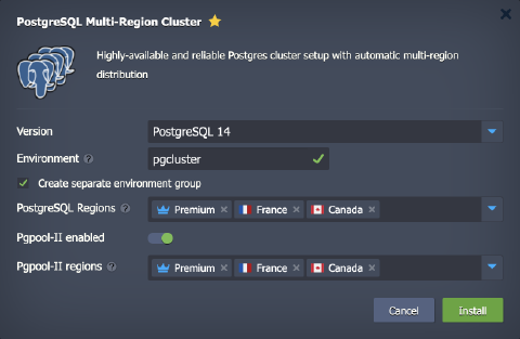 Image 37: install PostgreSQL multi-region cluster