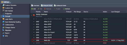Image 44: Redis SSL firewall