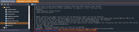 Image 56: configure Tomcat variables