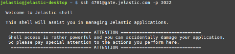 Image 39: ssh access via terminal