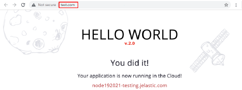 Image 50: edited testing environment custom domain