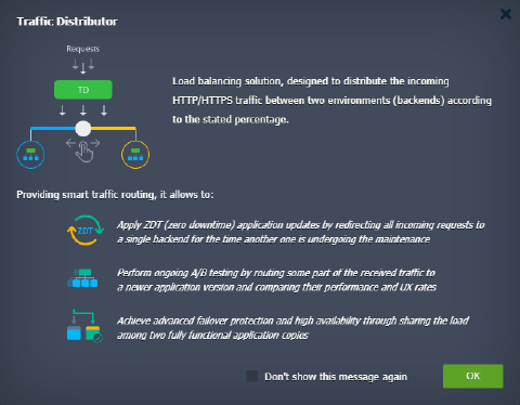 Image 40: Traffic Distributor description and benefits