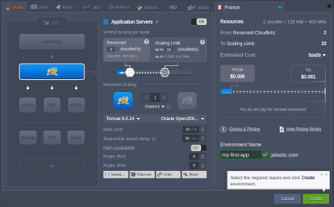 Image 43: tutorial create environment