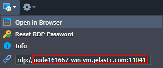 Image 51: Windows VM RDP link