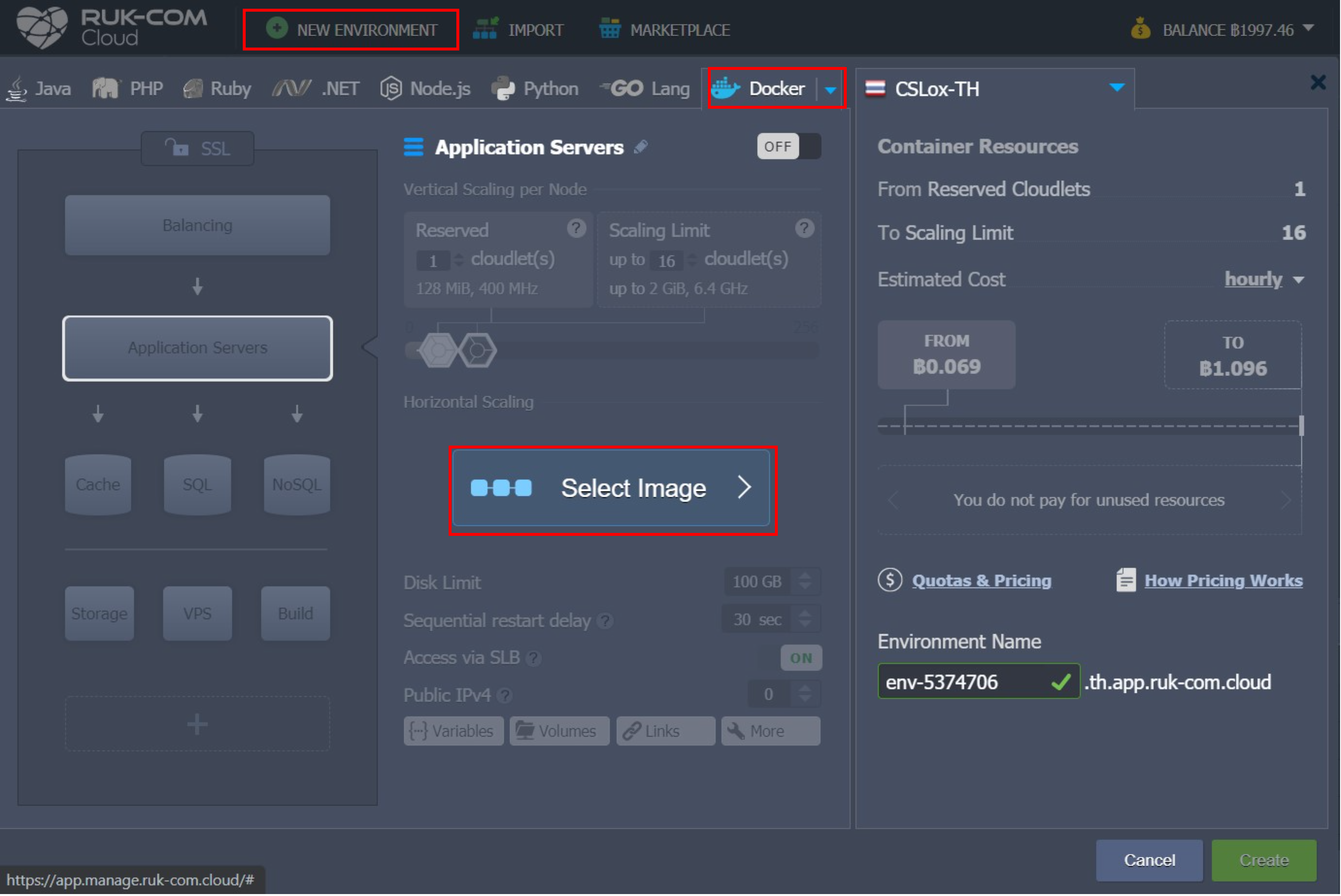 ภาพประกอบขั้นตอนการใช้งาน Ruk-Com Cloud PaaS