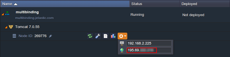 Ruk-Com Cloud PaaS procedure screenshot