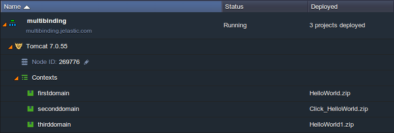 Ruk-Com Cloud PaaS procedure screenshot