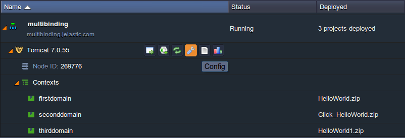 Ruk-Com Cloud PaaS procedure screenshot