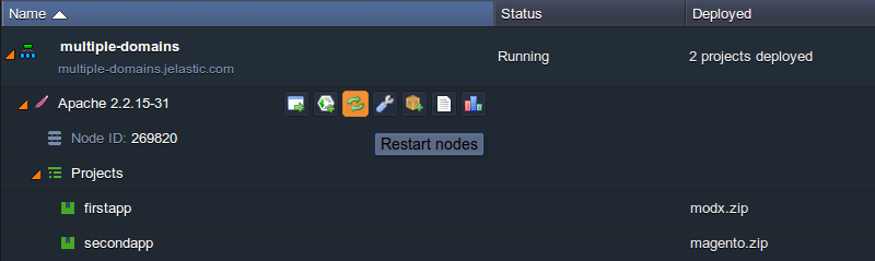 Ruk-Com Cloud PaaS procedure screenshot