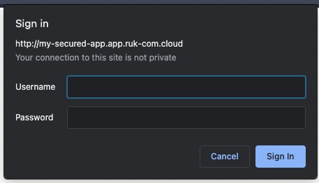 Ruk-Com Cloud PaaS procedure screenshot