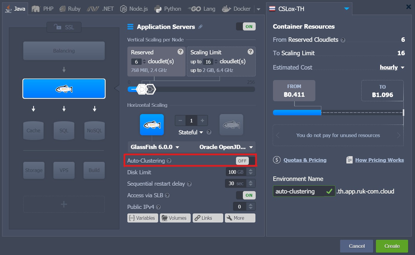 Ruk-Com Cloud PaaS procedure screenshot