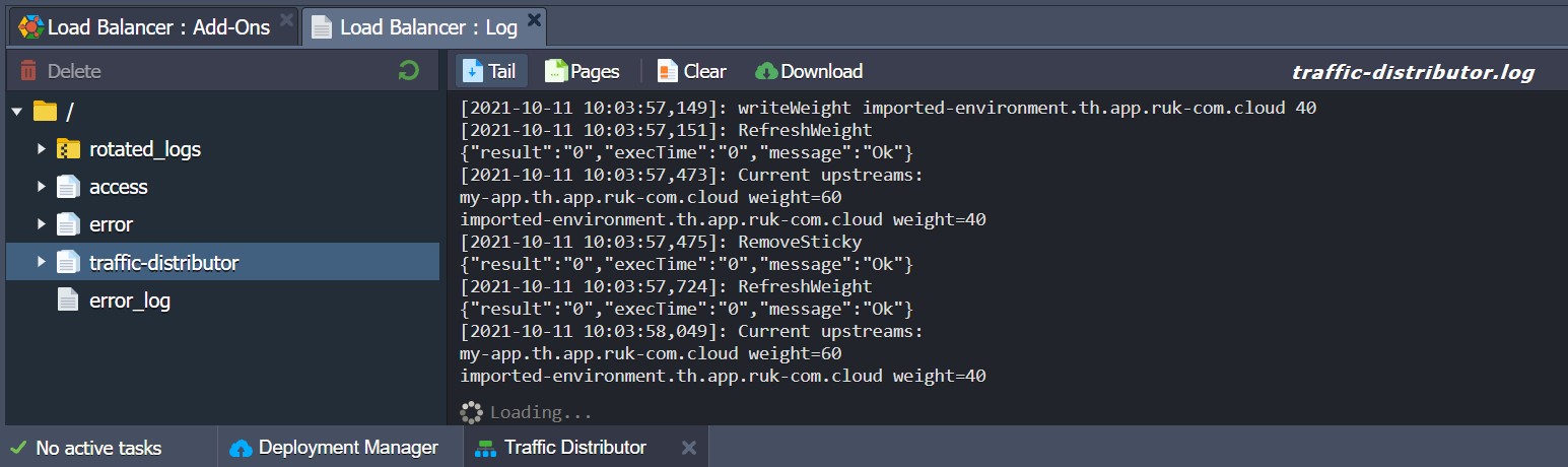 Ruk-Com Cloud PaaS procedure screenshot