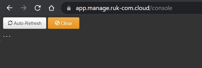 Ruk-Com Cloud PaaS procedure screenshot