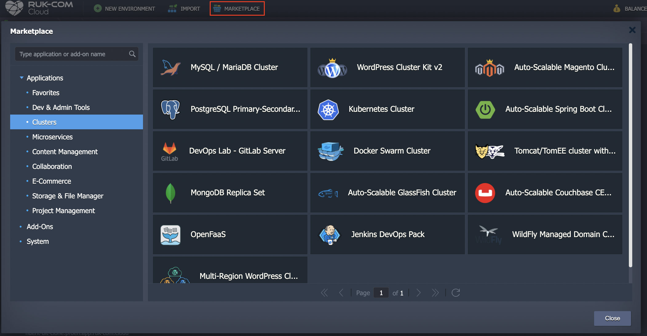 ภาพประกอบขั้นตอนการใช้งาน Ruk-Com Cloud PaaS