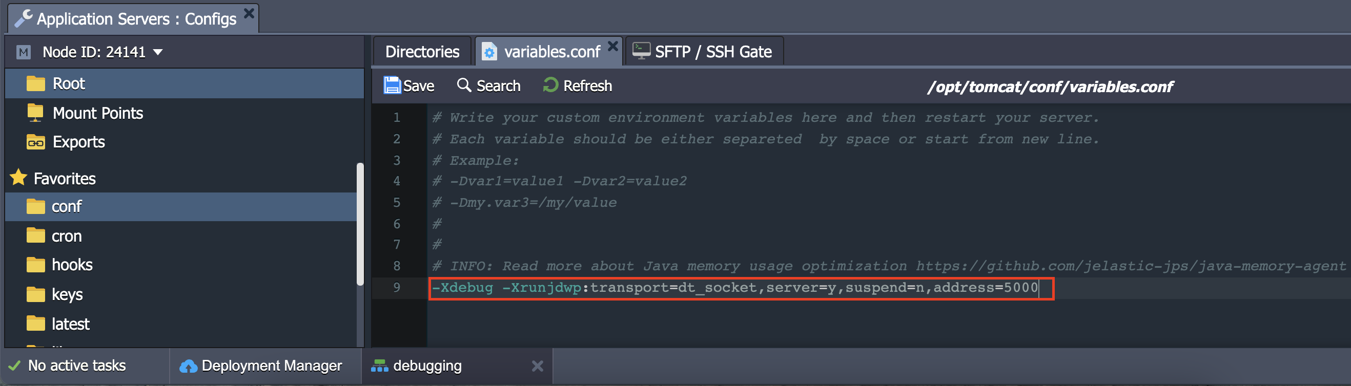 Ruk-Com Cloud PaaS procedure screenshot