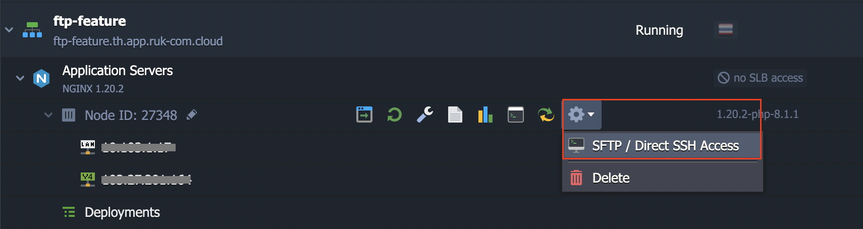 ภาพประกอบขั้นตอนการใช้งาน Ruk-Com Cloud PaaS