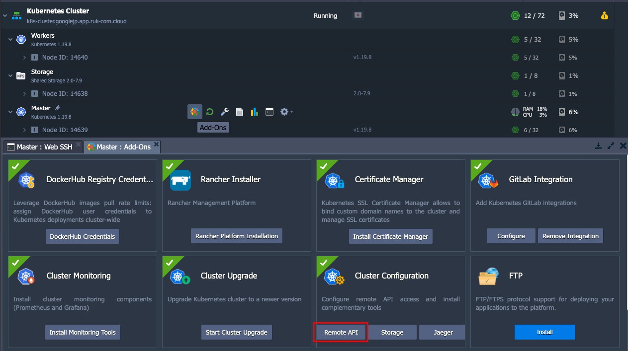 ภาพประกอบขั้นตอนการใช้งาน Ruk-Com Cloud PaaS