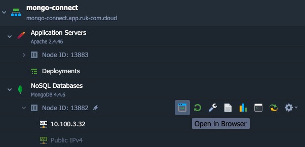 Ruk-Com Cloud PaaS procedure screenshot