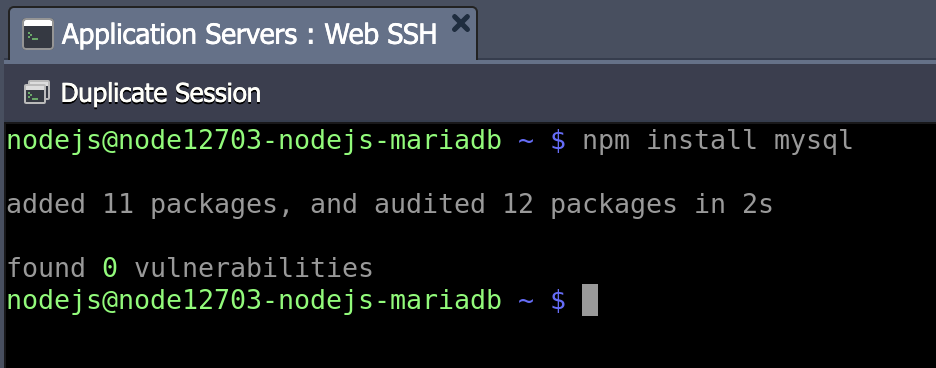 Ruk-Com Cloud PaaS procedure screenshot