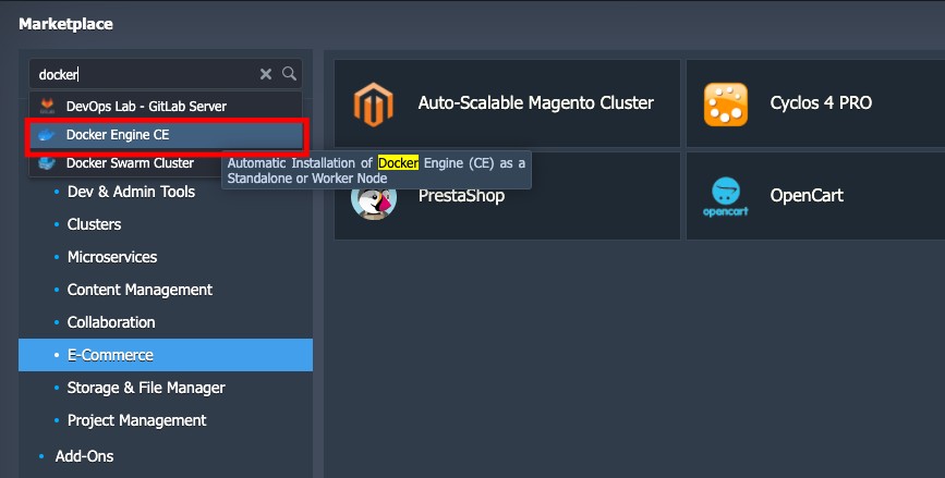 Ruk-Com Cloud PaaS procedure screenshot