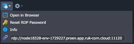 Ruk-Com Cloud PaaS procedure screenshot