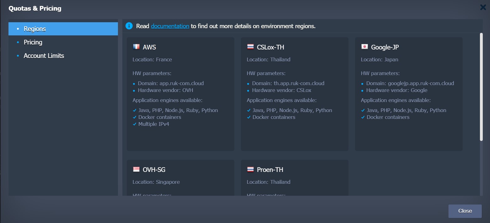ภาพประกอบขั้นตอนการใช้งาน Ruk-Com Cloud PaaS