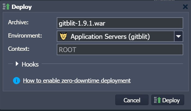 Ruk-Com Cloud PaaS procedure screenshot