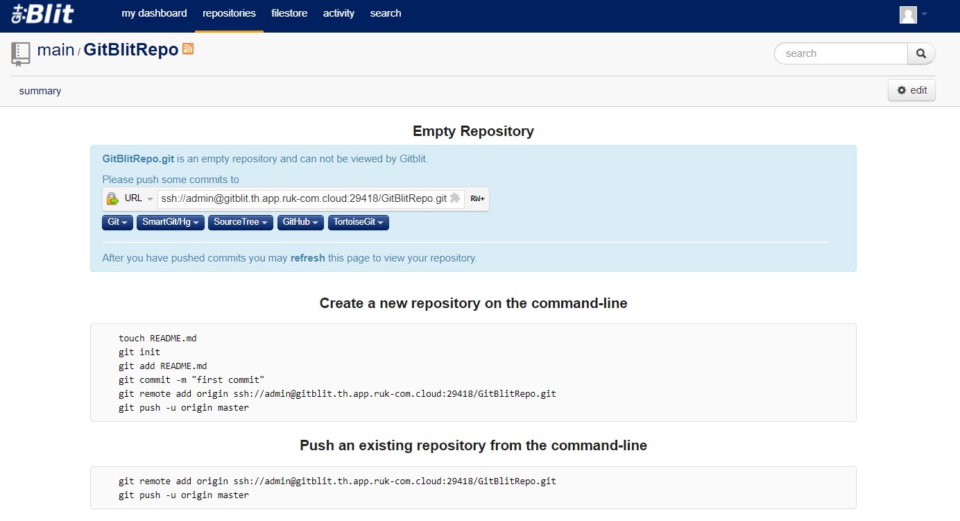 Ruk-Com Cloud PaaS procedure screenshot