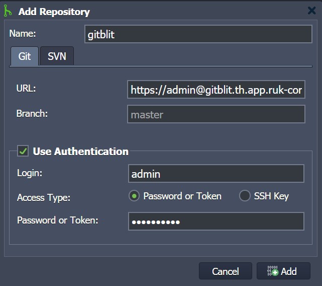Ruk-Com Cloud PaaS procedure screenshot