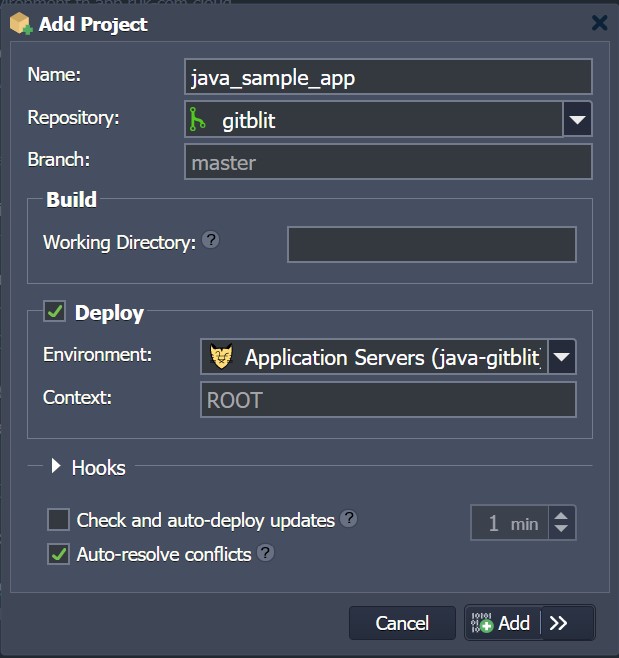 Ruk-Com Cloud PaaS procedure screenshot