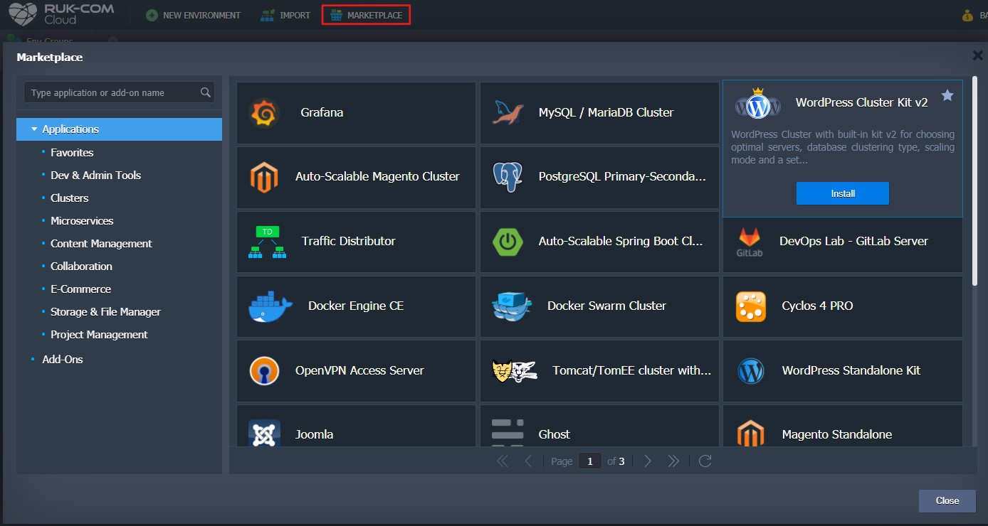 ภาพประกอบขั้นตอนการใช้งาน Ruk-Com Cloud PaaS