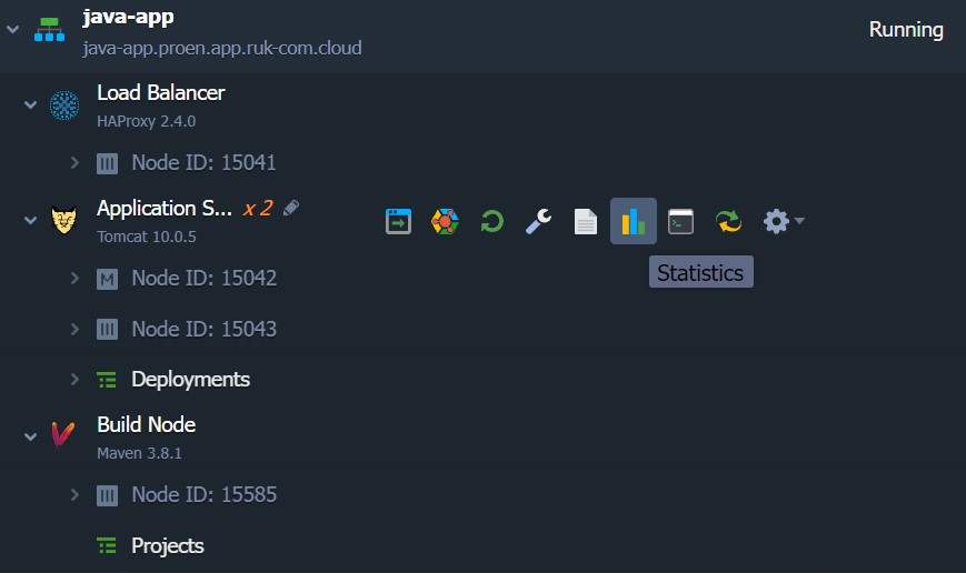 Ruk-Com Cloud PaaS procedure screenshot